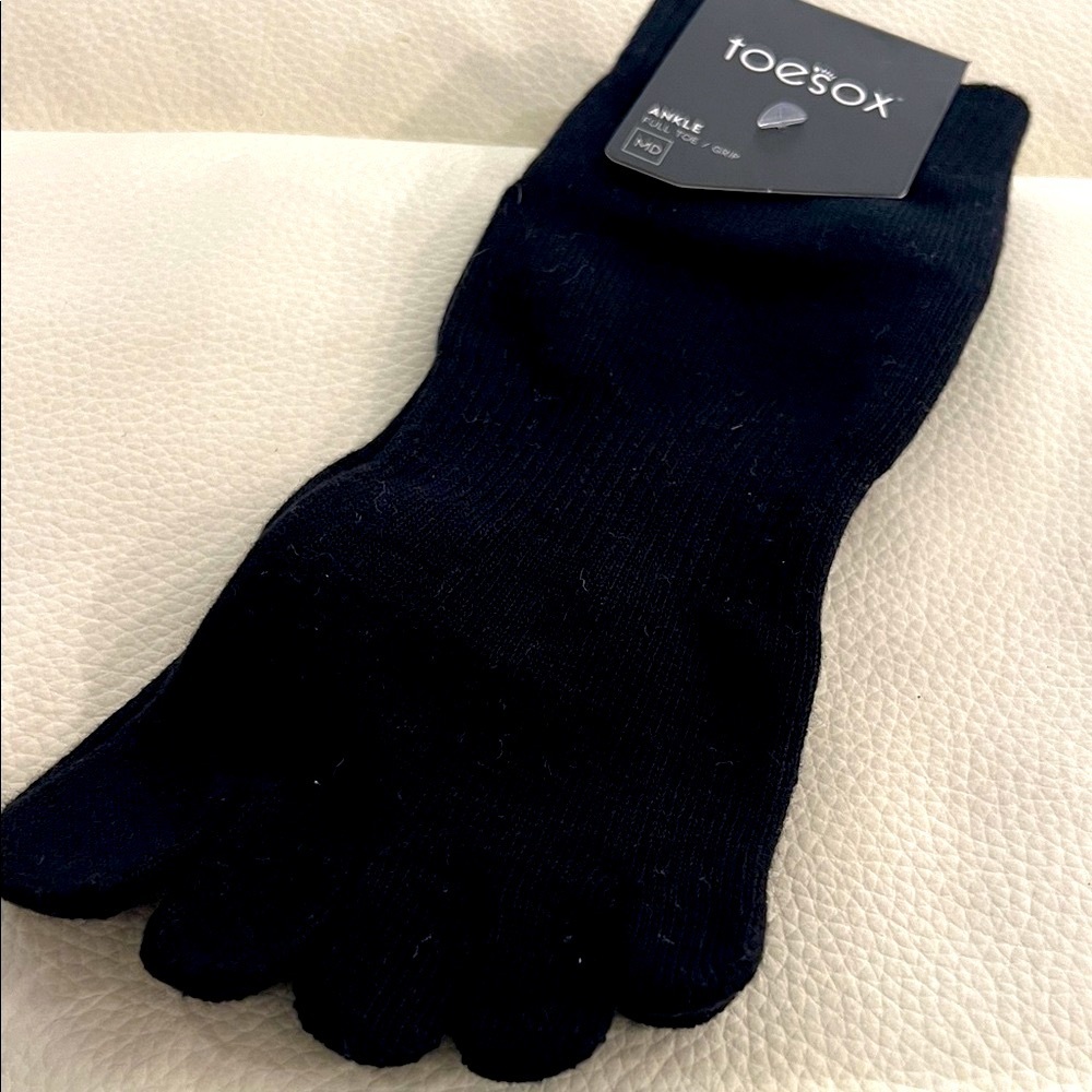 ToeSox Classic Black Toe Socks